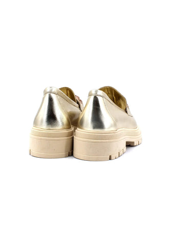 DIVINE FOLLIE Mocassino Donna Oro Platino DF2305 - Sandrini Calzature e Abbigliamento
