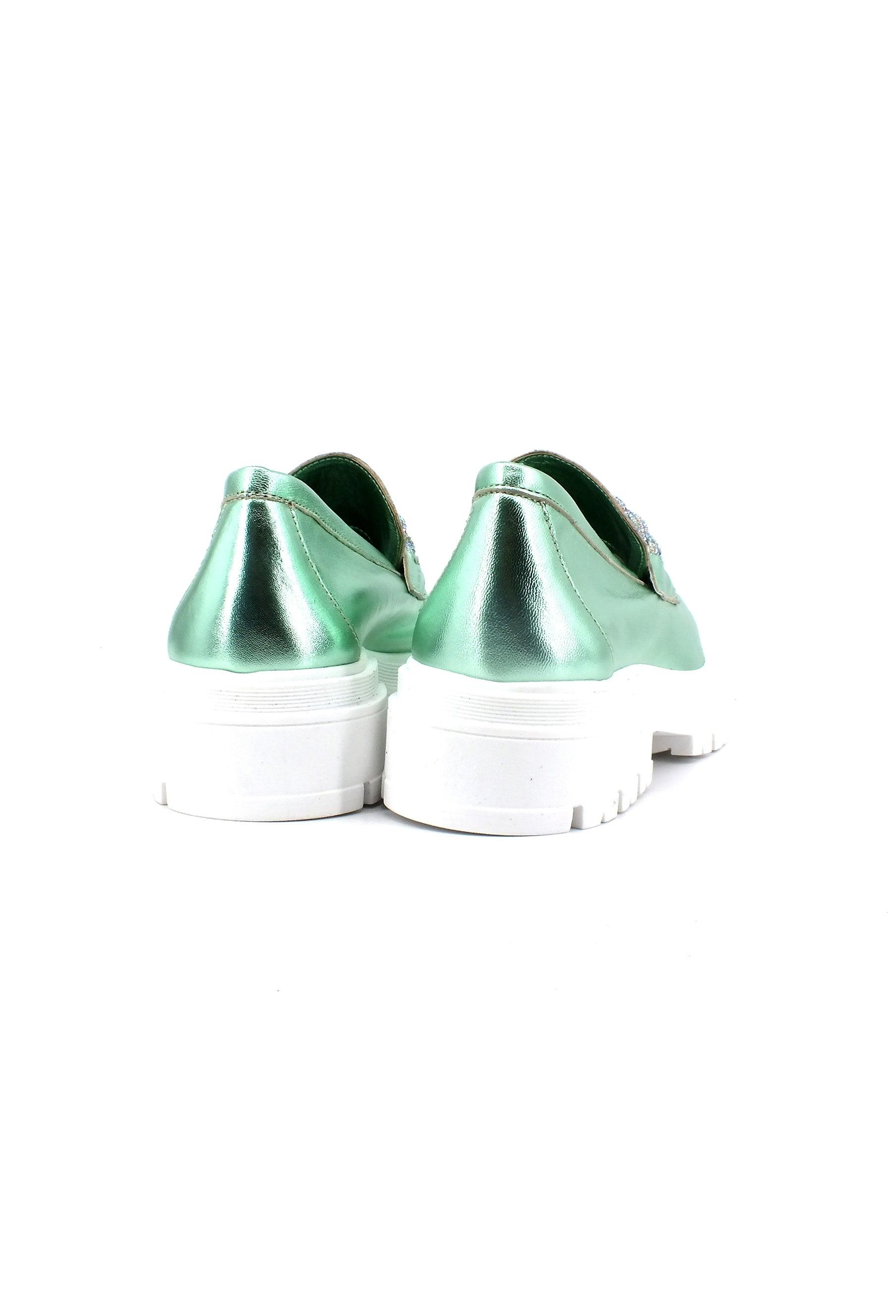 DIVINE FOLLIE Mocassino Donna Verde DF2305 - Sandrini Calzature e Abbigliamento