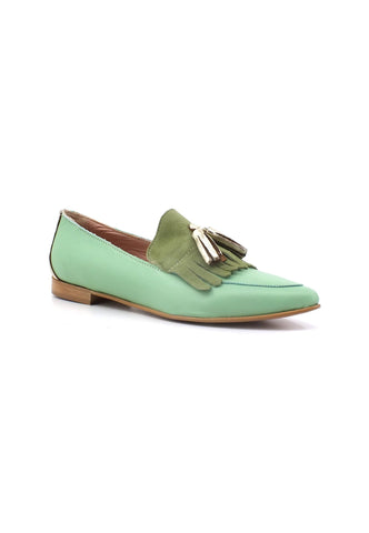 DIVINE FOLLIE Mocassino Donna Verde Salvia 1968 - Sandrini Calzature e Abbigliamento