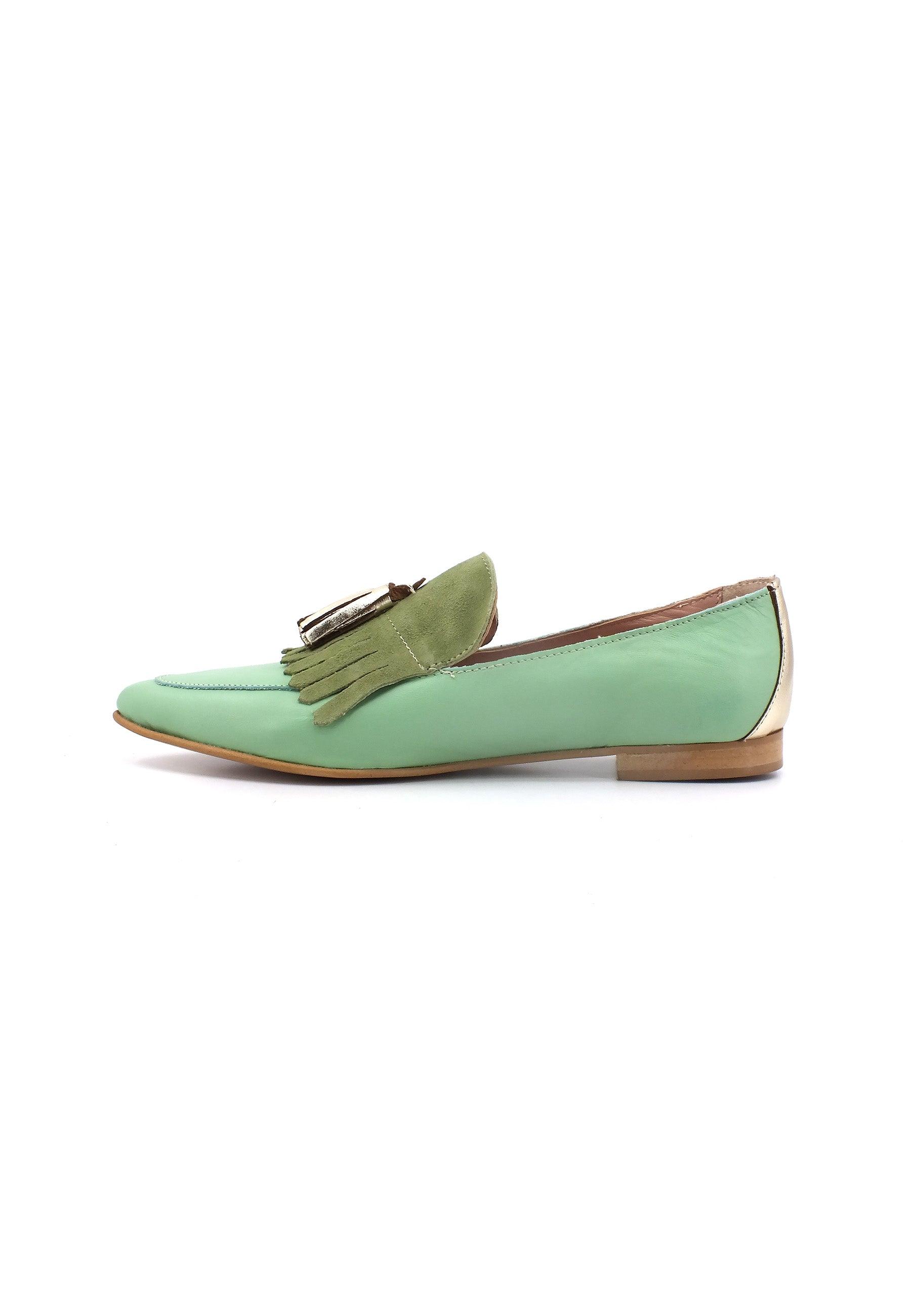DIVINE FOLLIE Mocassino Donna Verde Salvia 1968 - Sandrini Calzature e Abbigliamento