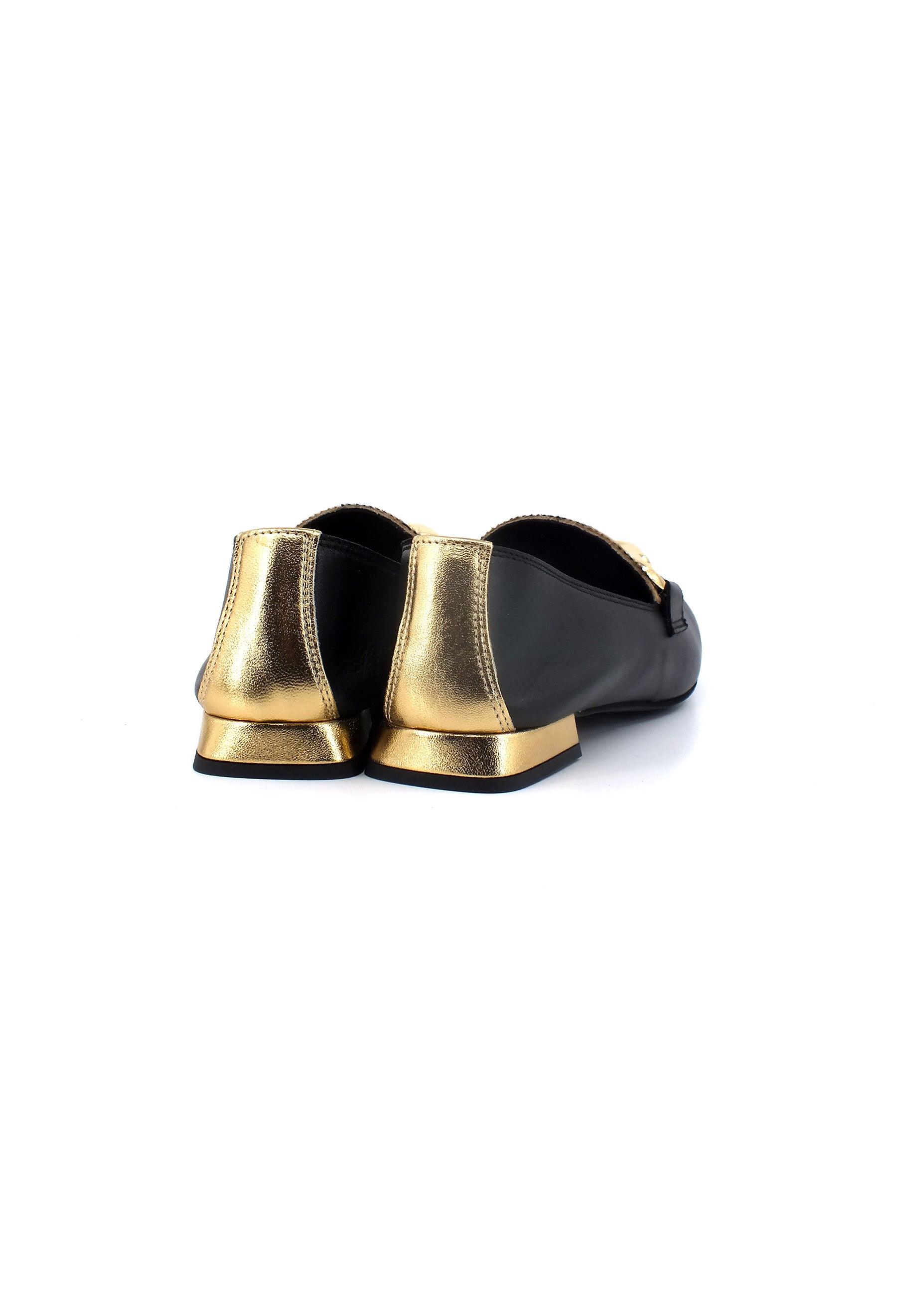 DIVINE FOLLIE Mocassino Leopard Donna Nero 175-16F - Sandrini Calzature e Abbigliamento