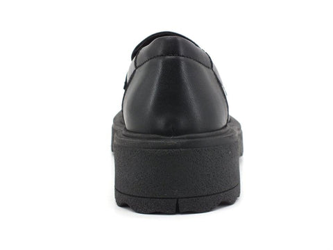 DIVINE FOLLIE Mocassino Pelle Bicolor Nero BR07 - Sandrini Calzature e Abbigliamento