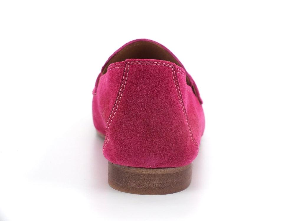 DIVINE FOLLIE Mocassino Suede Rosa Fuxia 832-02 - Sandrini Calzature e Abbigliamento