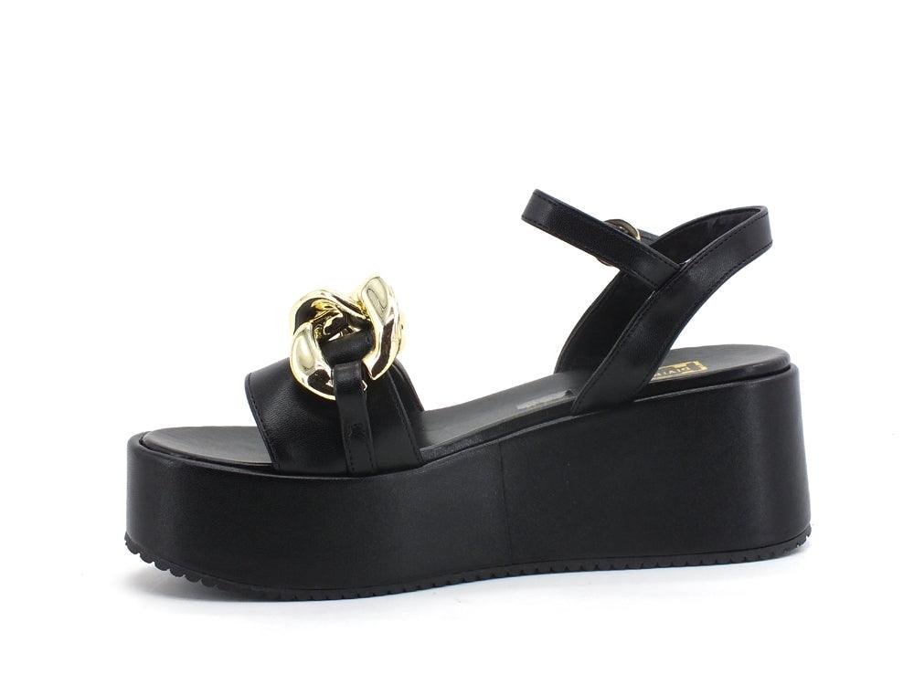 DIVINE FOLLIE Sandalo Zeppa Catena - Sandrini Calzature e Abbigliamento