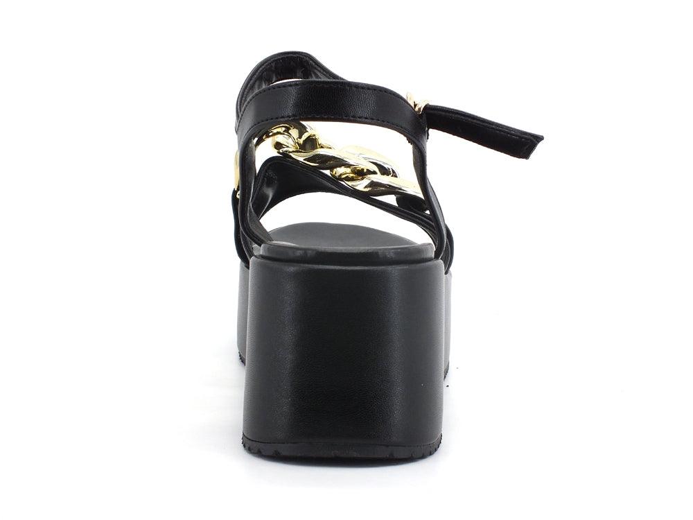 DIVINE FOLLIE Sandalo Zeppa Catena - Sandrini Calzature e Abbigliamento