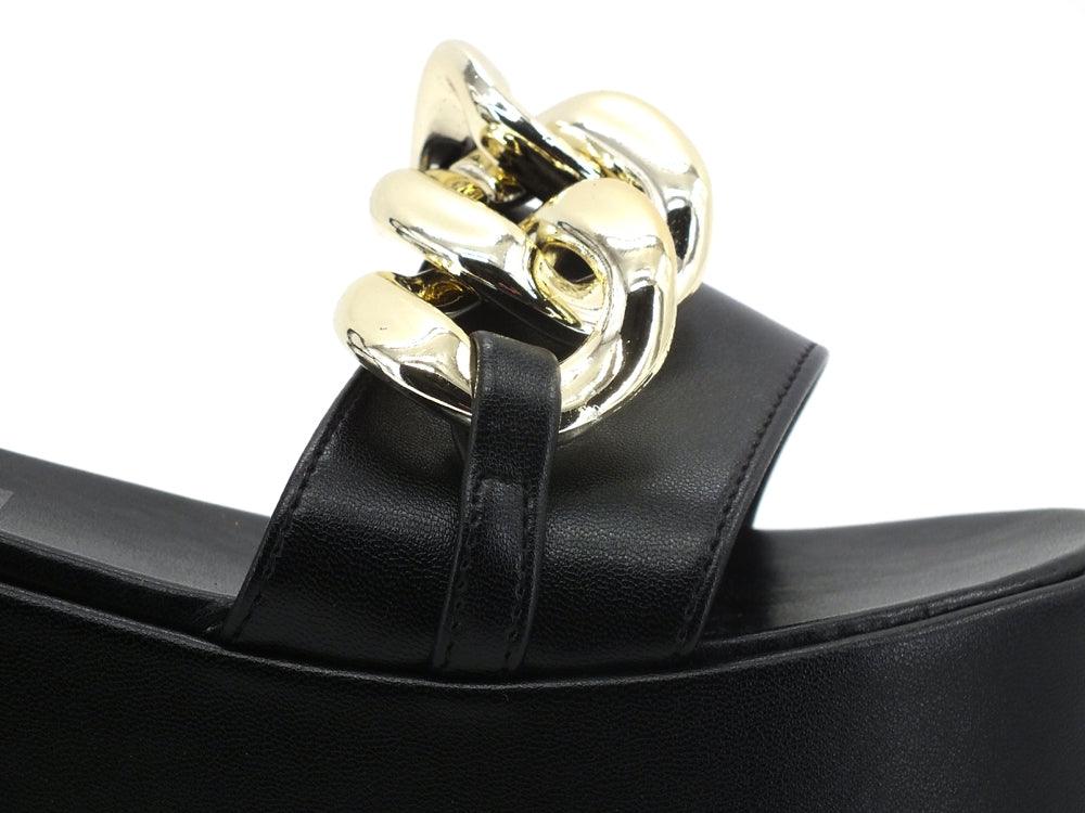 DIVINE FOLLIE Sandalo Zeppa Catena - Sandrini Calzature e Abbigliamento