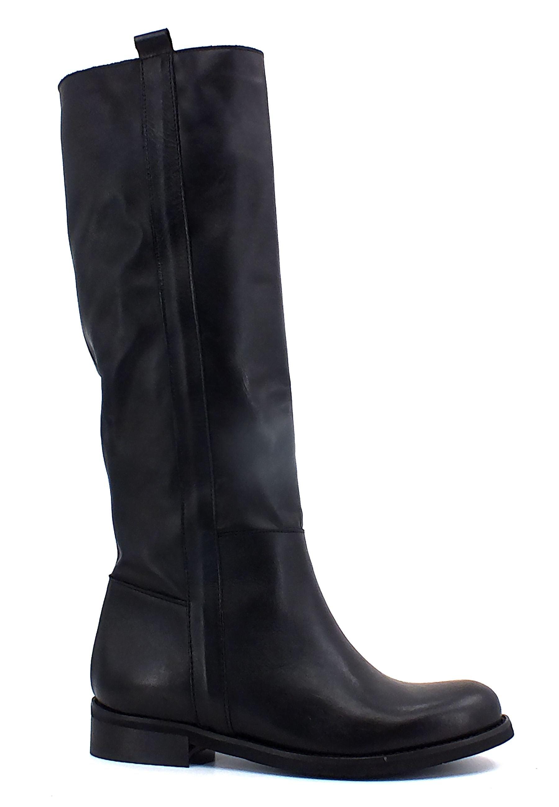 DIVINE FOLLIE Stivale Cavallerizza Nero DF2222 - Sandrini Calzature e Abbigliamento