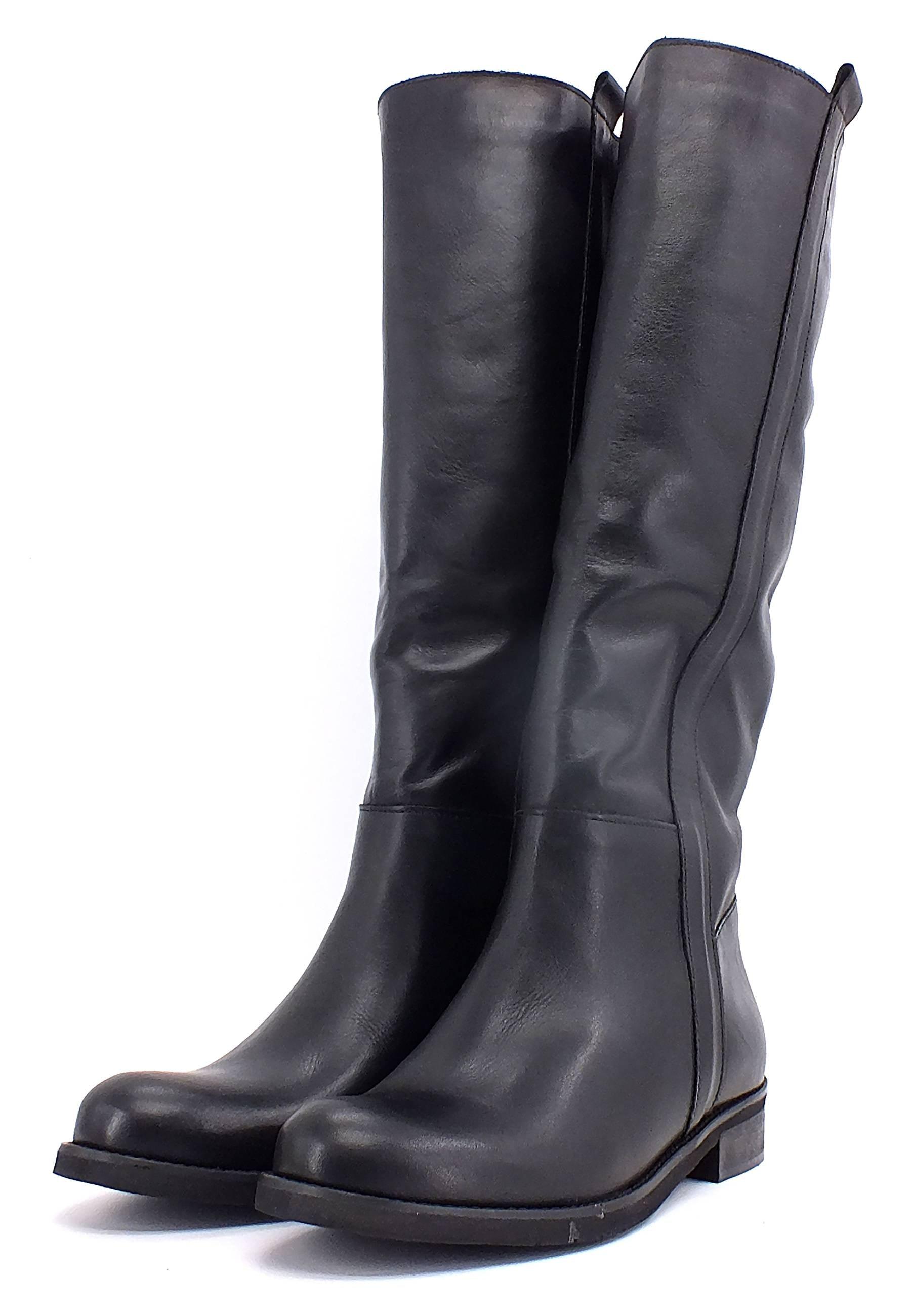 DIVINE FOLLIE Stivale Cavallerizza Nero DF2222 - Sandrini Calzature e Abbigliamento