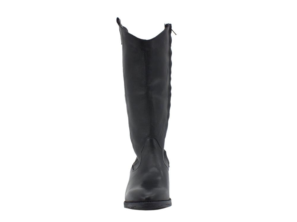 DIVINE FOLLIE Stivale Texano MARTA88L Nero - Sandrini Calzature e Abbigliamento