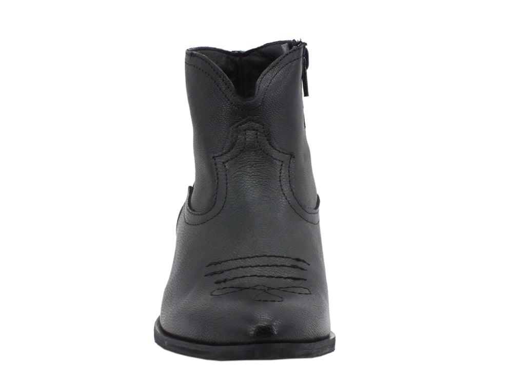 DIVINE FOLLIE Stivaletto Texano Nero 4313 - Sandrini Calzature e Abbigliamento