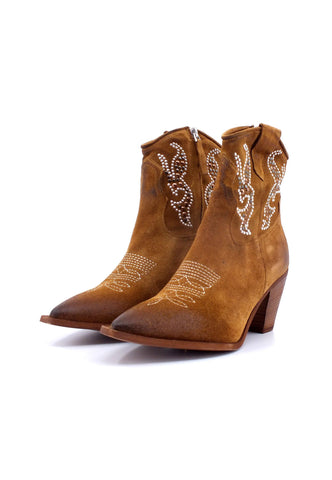 DIVINE FOLLIE Texano Basso Donna Cuoio ILARY6 - Sandrini Calzature e Abbigliamento