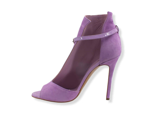 DIVINE FOLLIE Tronchetto Tacco Alto Fibbia Violet ATTRAENTE - Sandrini Calzature e Abbigliamento