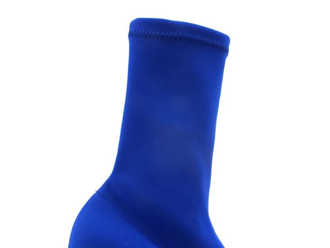 DIVINE FOLLIE Tronchetto Tacco Punta Bluette Blu MIRIAM - Sandrini Calzature e Abbigliamento