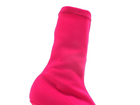 DIVINE FOLLIE Tronchetto Tacco Punta Rosa Fuxia MIRIAM - Sandrini Calzature e Abbigliamento