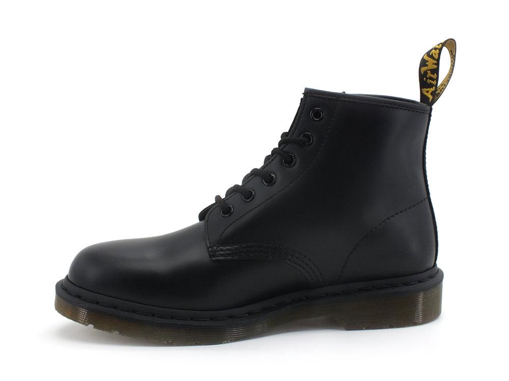 DR. MARTENS 101 Anfibio 6 Fori Smooth Black 101-24255001 - Sandrini Calzature e Abbigliamento