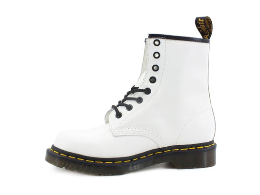 DR. MARTENS 1460 Anfibio Smooth White 1460-11822100 - Sandrini Calzature e Abbigliamento