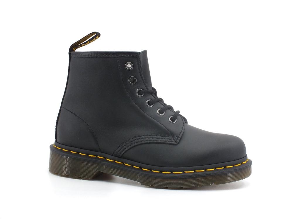 DR. MARTENS Anfibio Lacci Nappa 6 Fori Black 101-26409001 - Sandrini Calzature e Abbigliamento