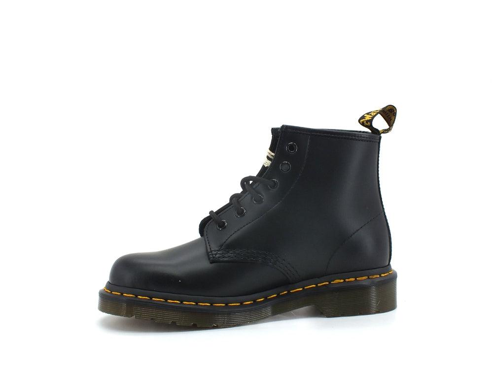 DR MARTENS Anfibio Lacci Smooth 6 Fori Black 101YS-26230001 - Sandrini Calzature e Abbigliamento