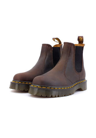 DR. MARTENS Bex Crazy Horse Stivaletto Polacco Donna Dark Brown 2976-BEX-27896201 - Sandrini Calzature e Abbigliamento