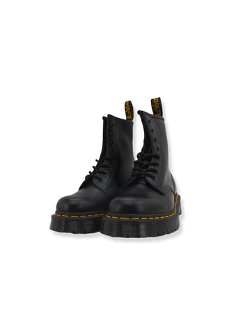 DR. MARTENS Bex Smooth Stivaletto Anfibio Donna 8 Fori Black 1460BEX-25345001 - Sandrini Calzature e Abbigliamento