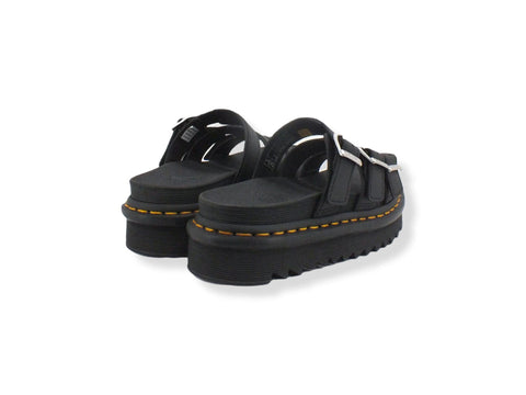 DR. MARTENS Blaire Slide 3 Fibbie Ciabatta Donna Black BLAIRE-254560001 - Sandrini Calzature e Abbigliamento