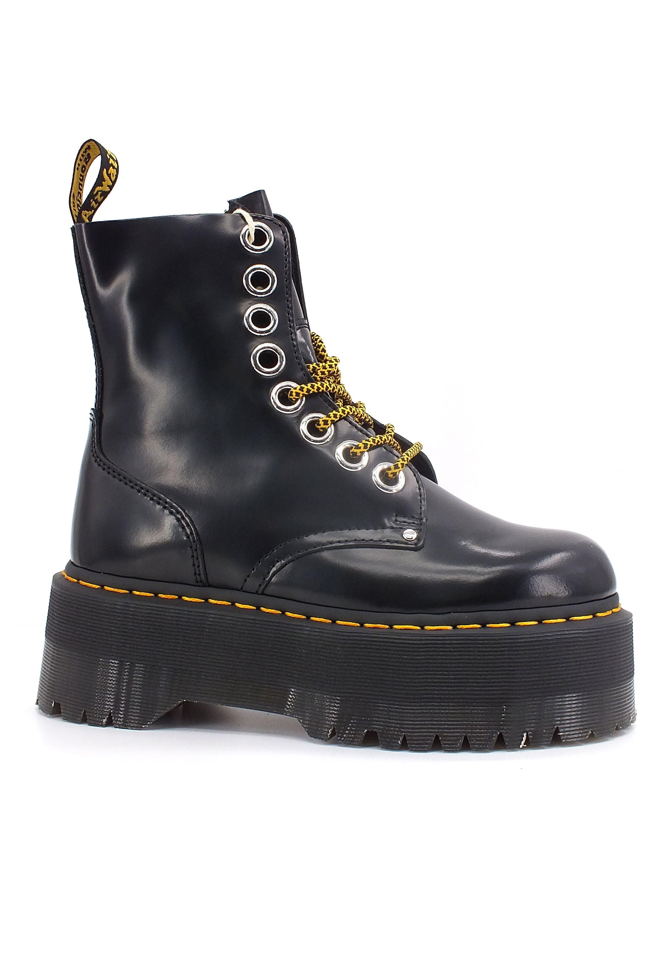 DR. MARTENS Buttero Stivaletto Anfibio Donna Black JADONMAX-25566001 - Sandrini Calzature e Abbigliamento