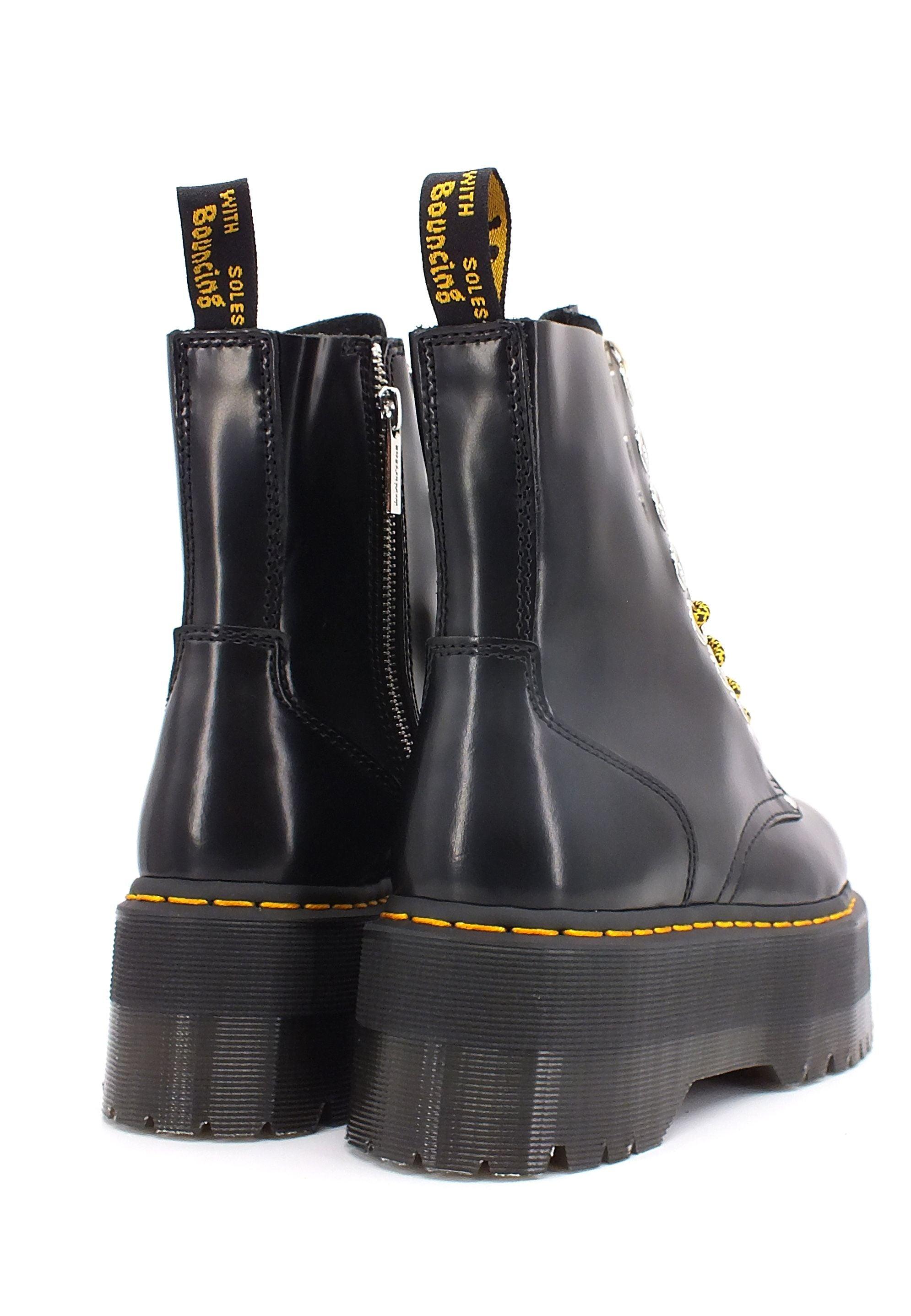 DR. MARTENS Buttero Stivaletto Anfibio Donna Black JADONMAX-25566001 - Sandrini Calzature e Abbigliamento