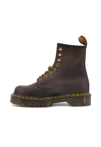 DR. MARTENS Crazy Horse Stivaletto Anfibio Donna Dark Brown 1460-BEX-27894201 - Sandrini Calzature e Abbigliamento