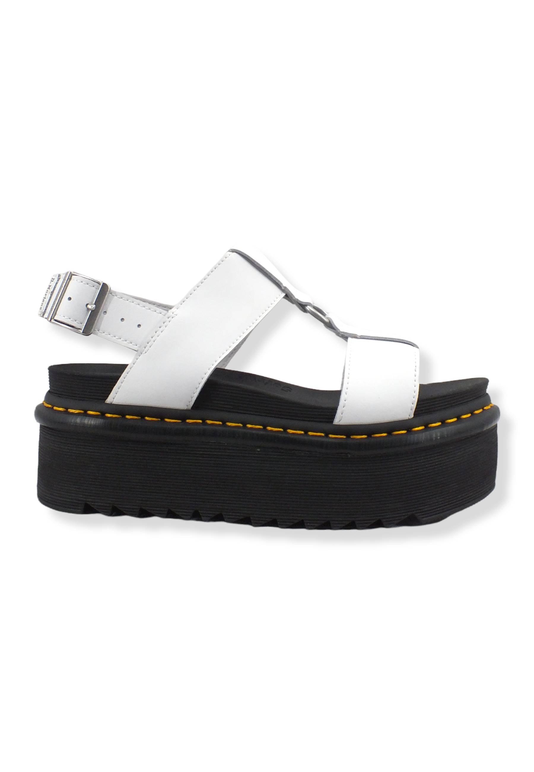 DR. MARTENS Francis Sandalo Platform Donna White FRANCIS-26525100 - Sandrini Calzature e Abbigliamento