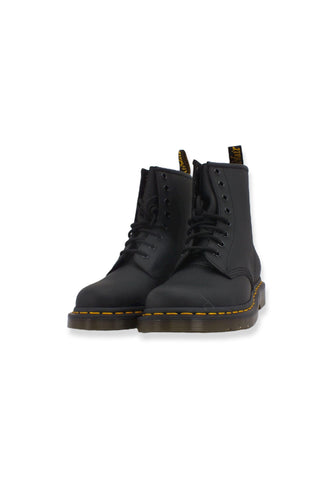 DR. MARTENS Greasy Stivaletto Anfibio Donna 8 Fori Black 1460-11822003 - Sandrini Calzature e Abbigliamento