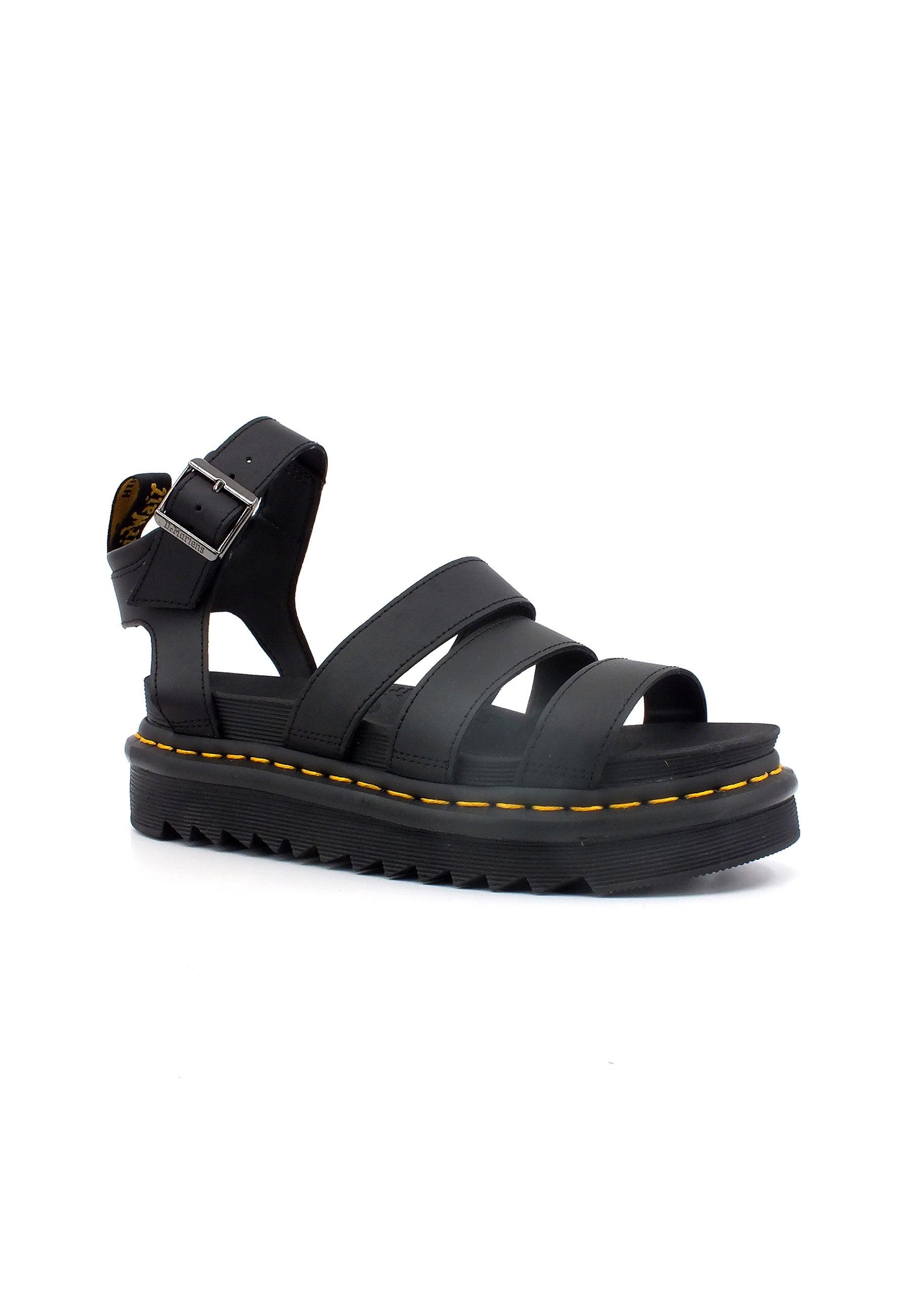 DR. MARTENS Hydro Sandalo Donna Black BLAIRE-24235001 - Sandrini Calzature e Abbigliamento