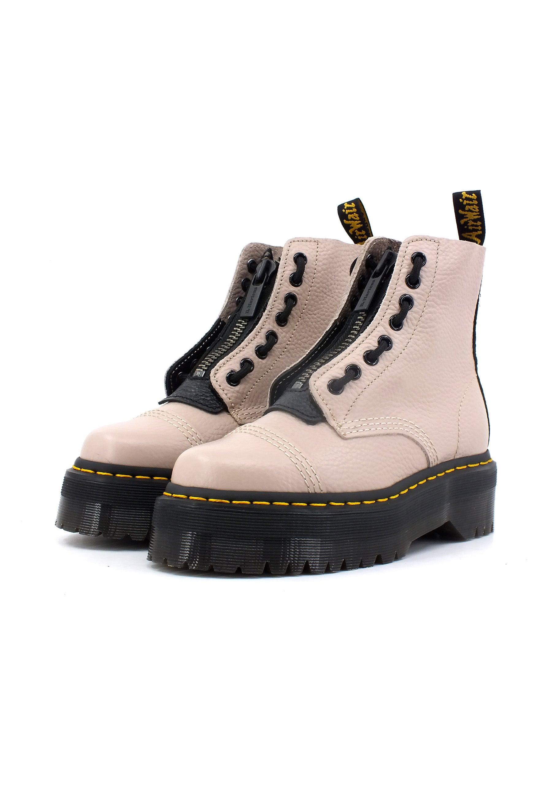 DR. MARTENS Milled Nappa Stivaletto Anfibio Donna Vintage Taupe SINCLAR-30584348 - Sandrini Calzature e Abbigliamento