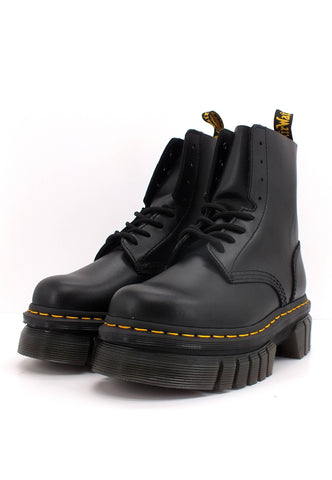 DR. MARTENS Nappa Lux Stivaletto Anfibio Donna Black AUDRICKEYEBOOT-27149001 - Sandrini Calzature e Abbigliamento