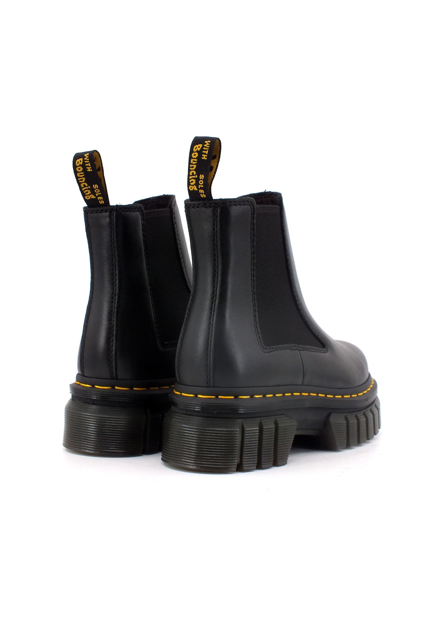 DR. MARTENS Nappa Lux Stivaletto Polacco Donna Black AUDRICK-CHELSEA27148001 - Sandrini Calzature e Abbigliamento