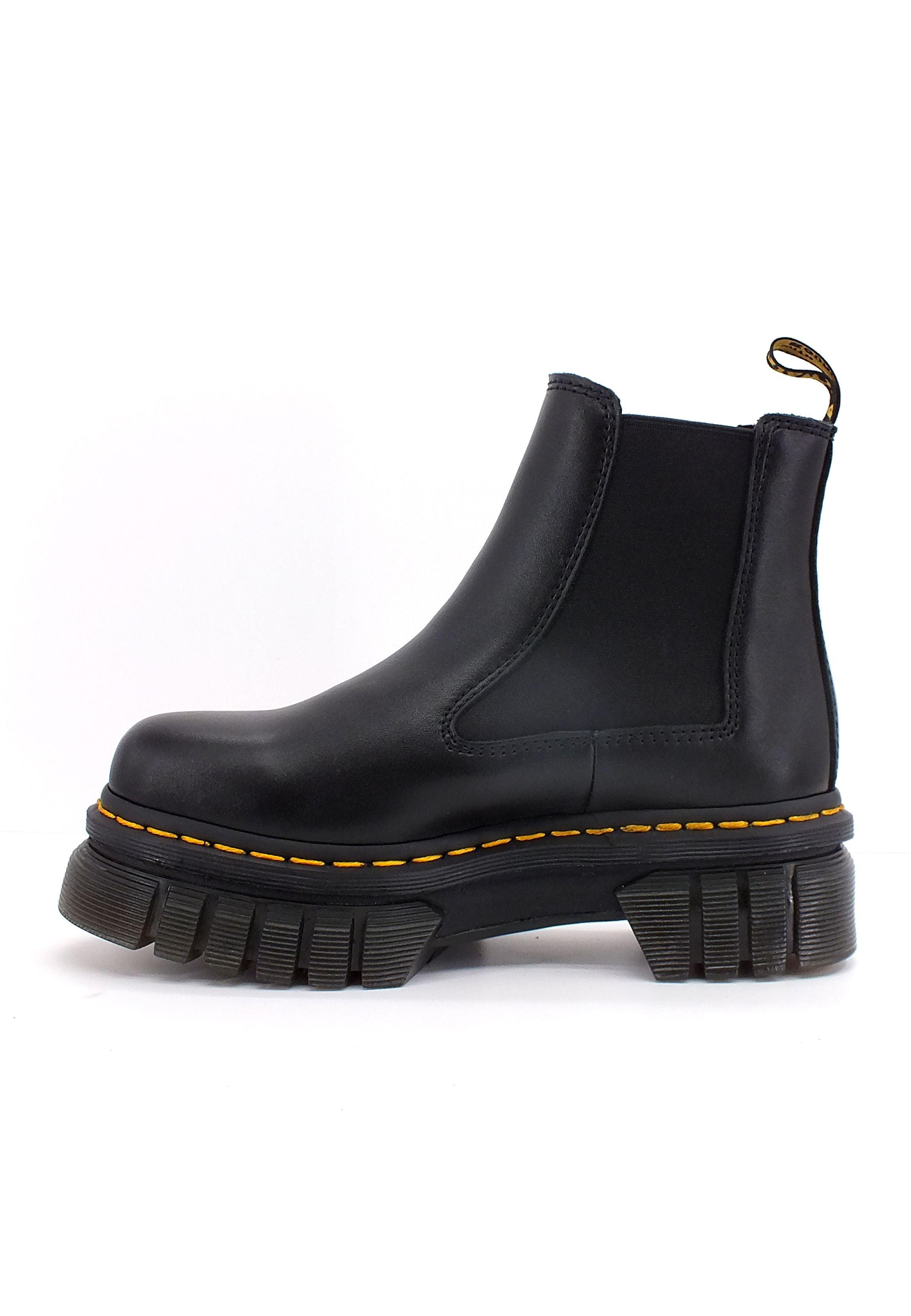 DR. MARTENS Nappa Lux Stivaletto Polacco Donna Black AUDRICKCHELSEA-27148001 - Sandrini Calzature e Abbigliamento