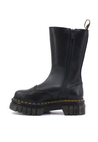 DR. MARTENS Nappa Lux Stivaletto Polacco Hi Donna Black AUDRICKCHELSEATALL-30966001 - Sandrini Calzature e Abbigliamento