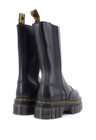 DR. MARTENS Nappa Lux Stivaletto Polacco Hi Donna Black AUDRICKCHELSEATALL-30966001 - Sandrini Calzature e Abbigliamento