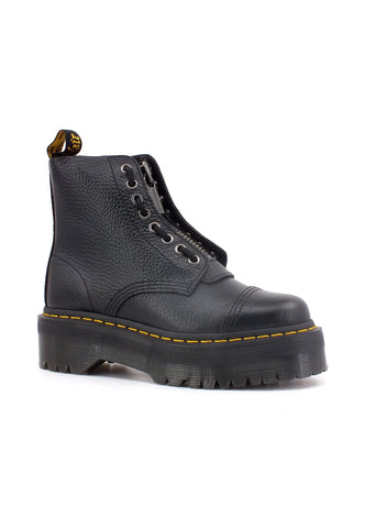 DR. MARTENS Nappa Milled Stivaletto Anfibio Donna Black SINCLAIR-22564001 - Sandrini Calzature e Abbigliamento