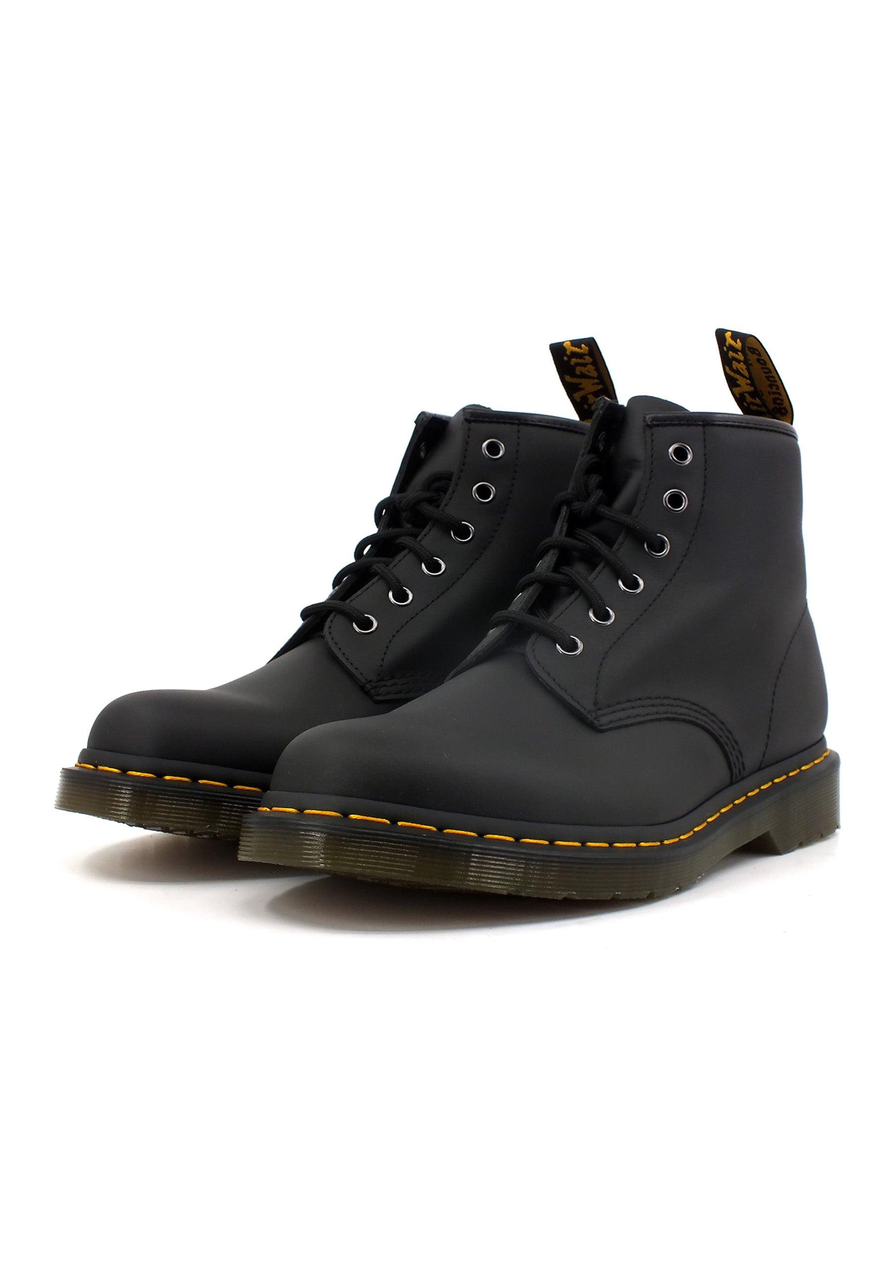 DR. MARTENS Nappa Stivaletto Anfibio Uomo Black 101-26409001U - Sandrini Calzature e Abbigliamento