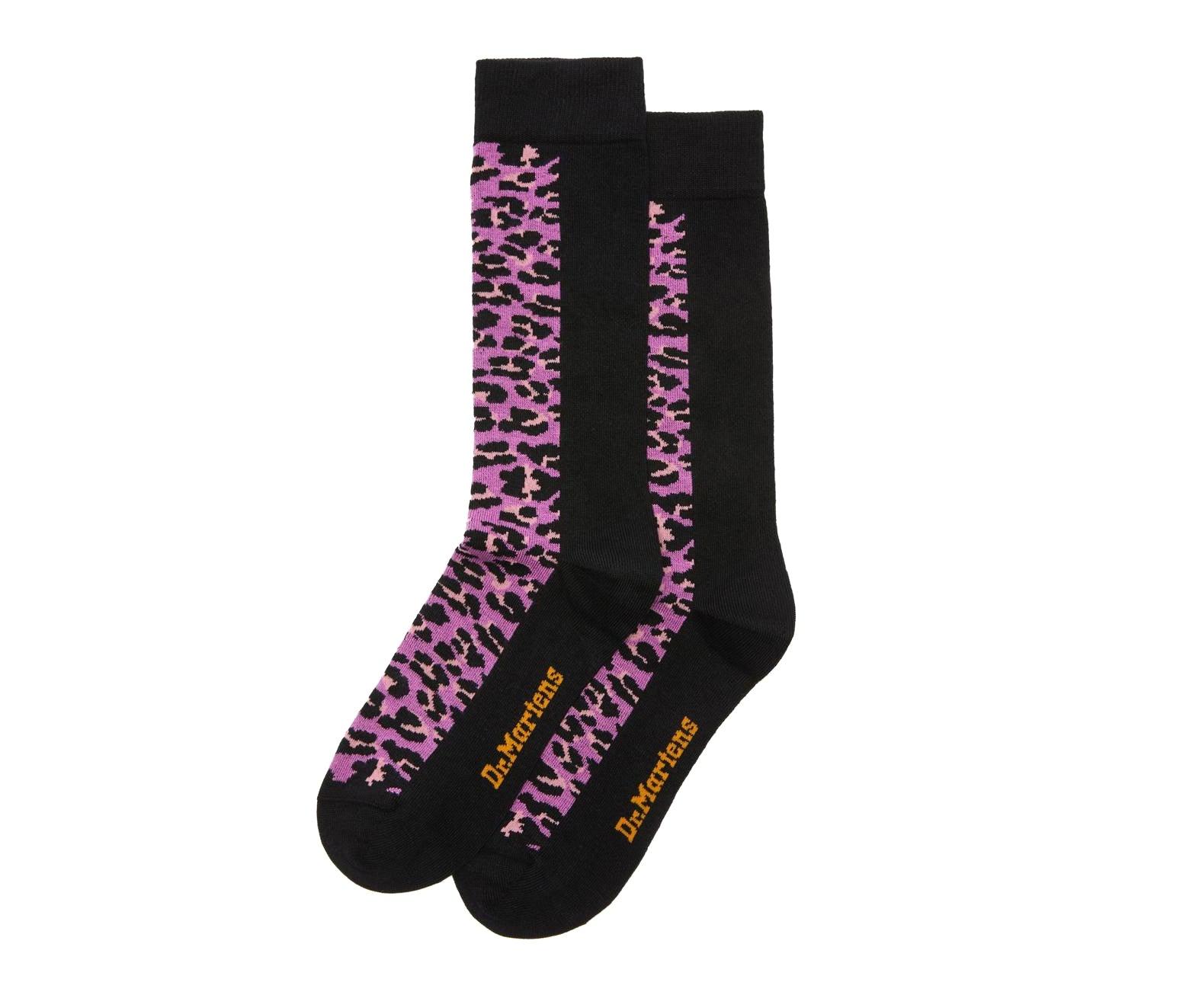 DR. MARTENS Punkink Print Sock Pink Leopard AC848997 - Sandrini Calzature e Abbigliamento