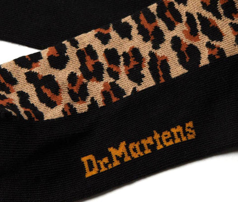 DR. MARTENS Punkink Print Sock Tan Leopard AC847996 - Sandrini Calzature e Abbigliamento