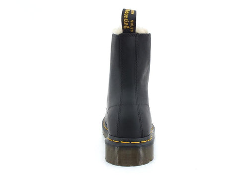 DR. MARTENS Serena Burnished Wyoming Anfibio Pelo Black 1460-21797001 - Sandrini Calzature e Abbigliamento