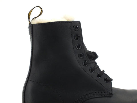 DR. MARTENS Serena Burnished Wyoming Anfibio Pelo Black 1460-21797001 - Sandrini Calzature e Abbigliamento