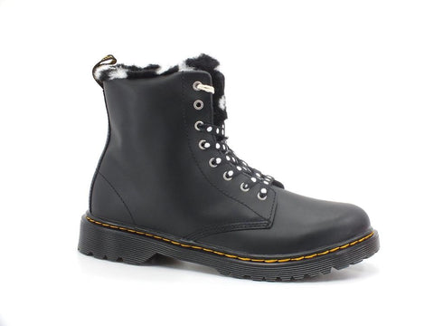 DR. MARTENS Serena Romario Anfibio Lacci Pelo Black 1460T-26996001 - Sandrini Calzature e Abbigliamento