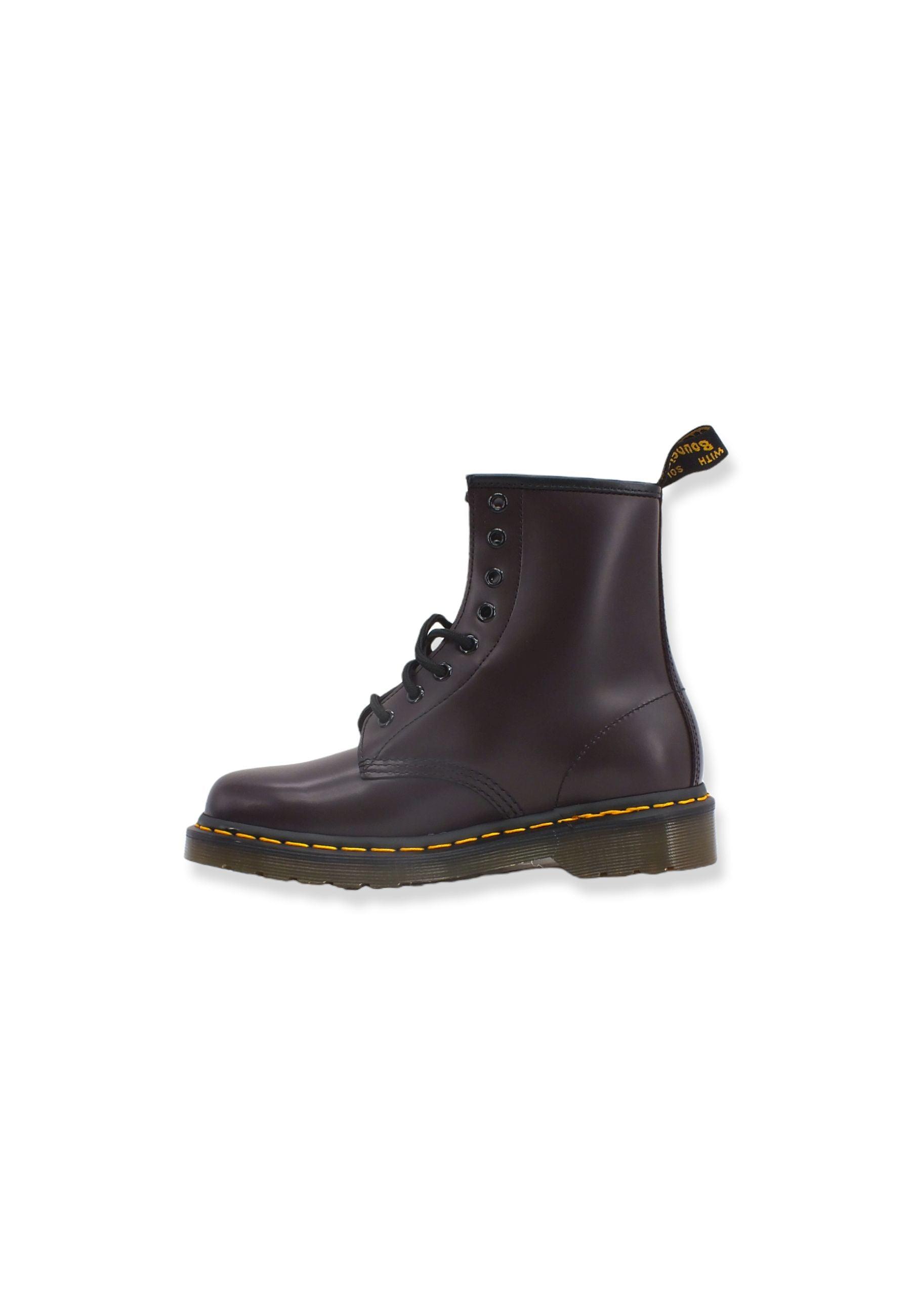 DR. MARTENS Stivaletto Anfibio Smooth 8 Fori Burgundy 1460-27277626 - Sandrini Calzature e Abbigliamento