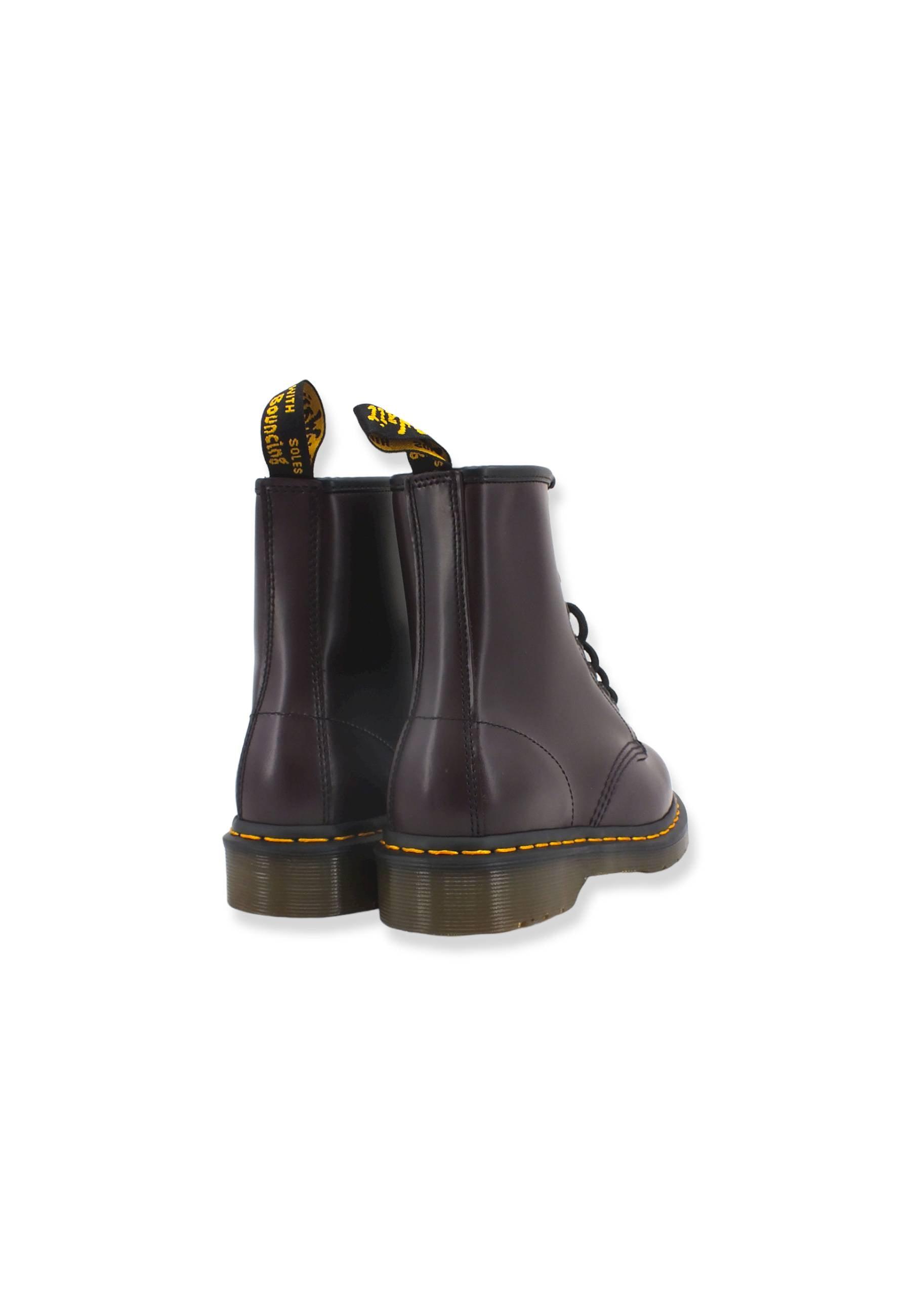 DR. MARTENS Stivaletto Anfibio Smooth 8 Fori Burgundy 1460-27277626 - Sandrini Calzature e Abbigliamento