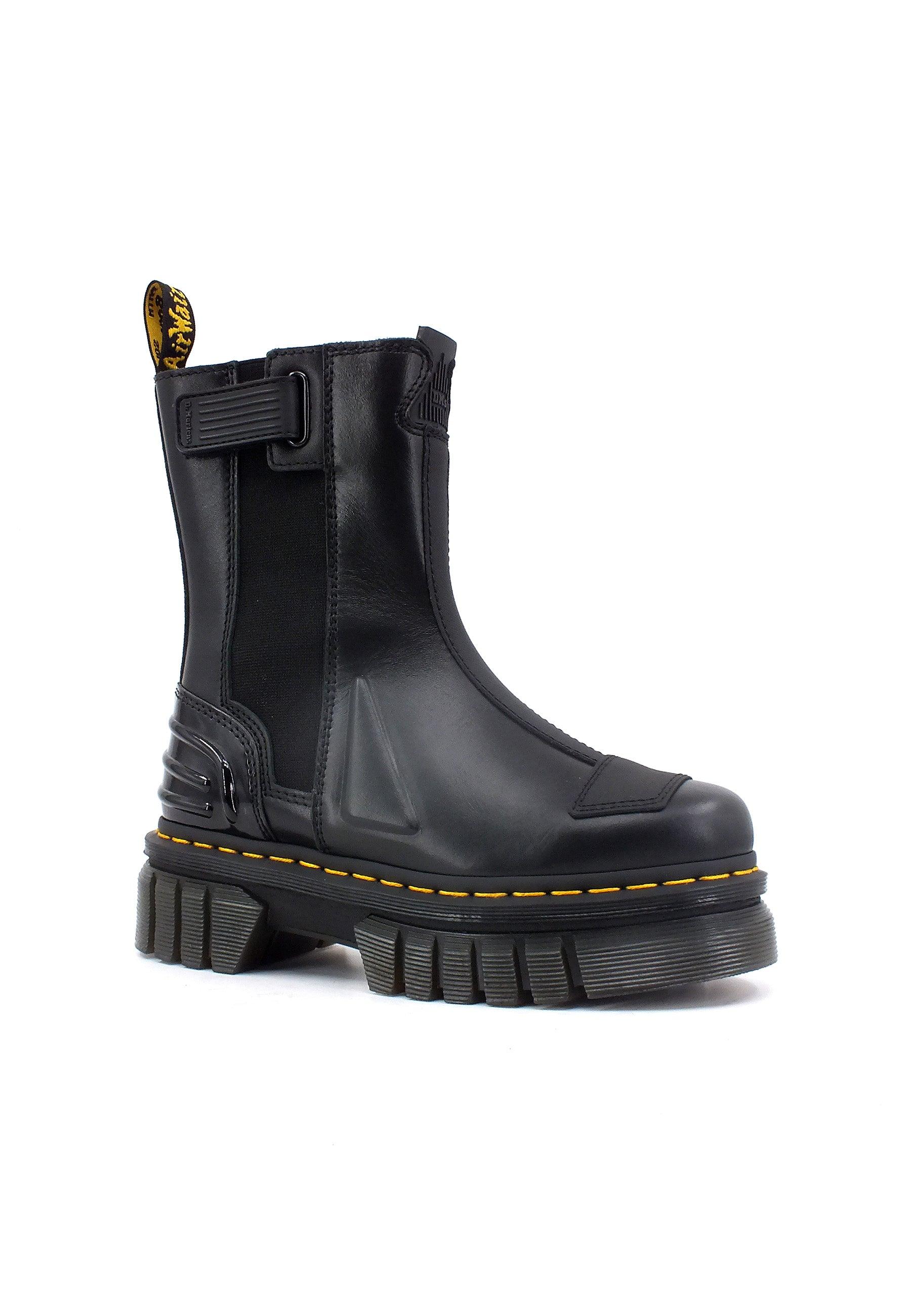 DR. MARTENS Stivaletto Polacco Donna Black AUDRICK CHELSEA HI-30973001 - Sandrini Calzature e Abbigliamento