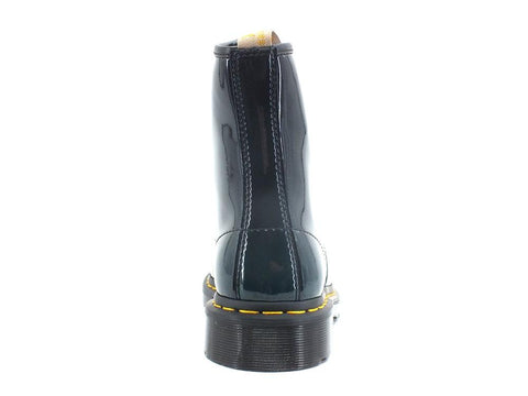 DR. MARTENS Vegan Gloss Pull Up Anfibio Black Green 1460-VEGAN-26887431 - Sandrini Calzature e Abbigliamento