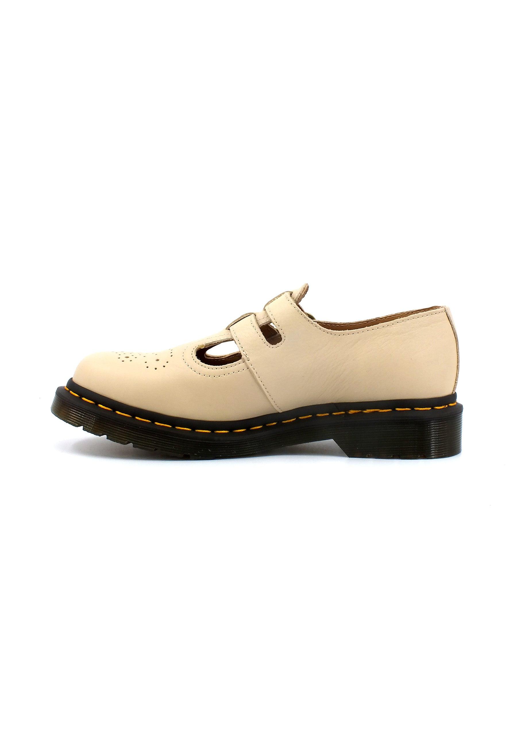 DR. MARTENS Virginia Ballerina Donna Beige 8065-MARYJANE-30692292 - Sandrini Calzature e Abbigliamento