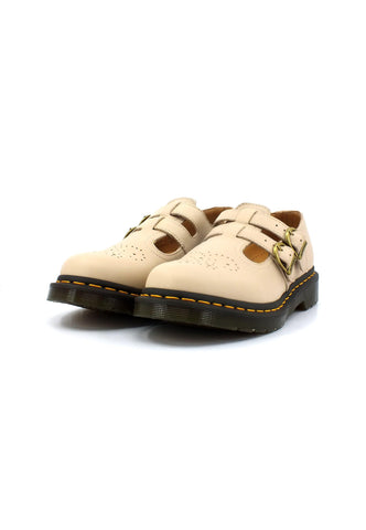 DR. MARTENS Virginia Ballerina Donna Beige 8065-MARYJANE-30692292 - Sandrini Calzature e Abbigliamento